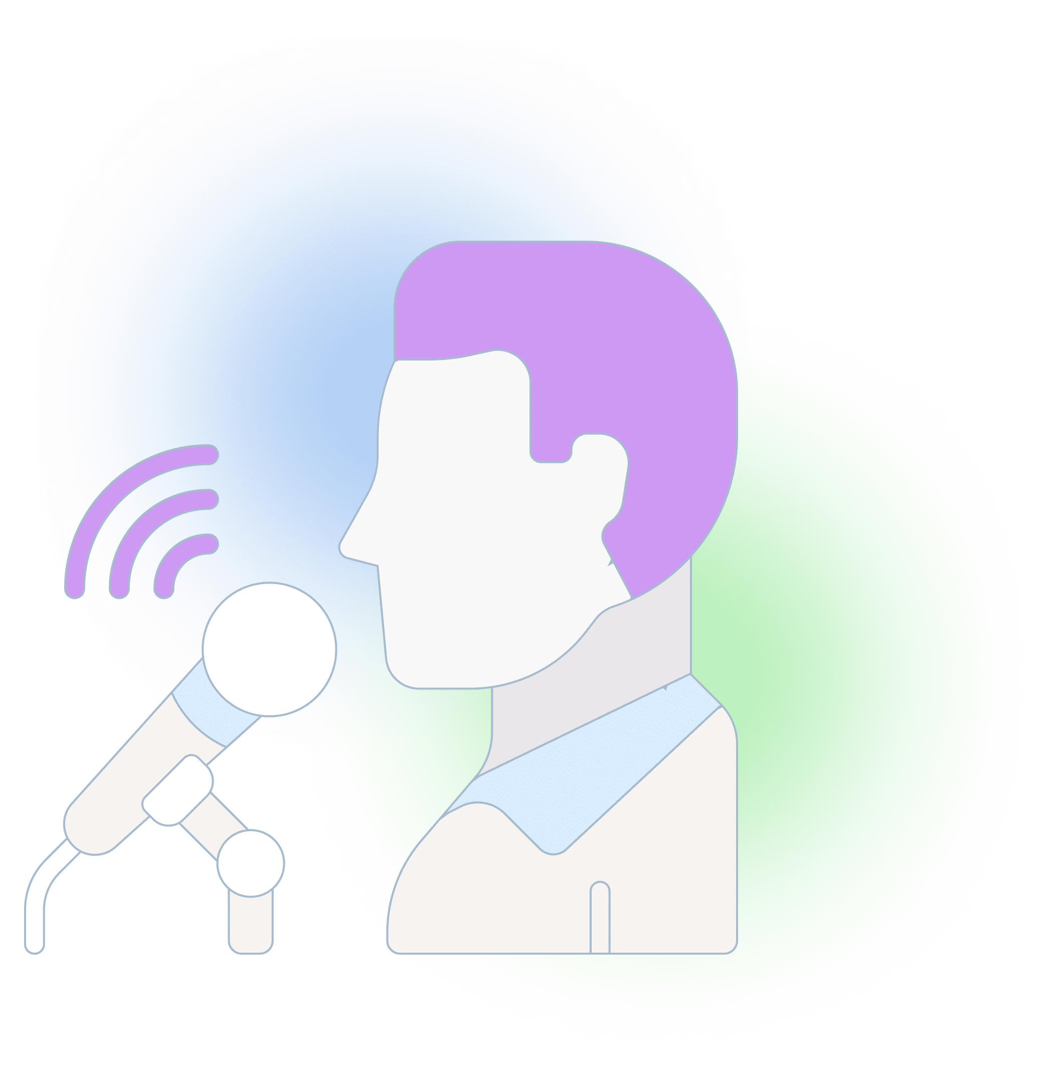 Answering service software interface showing call management features